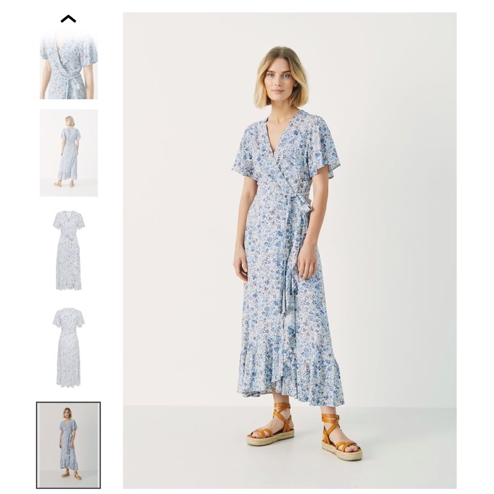 NWT. Part Two Clarina Wrap Dress. Size 34.